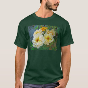 T-shirts Rosas amarelos