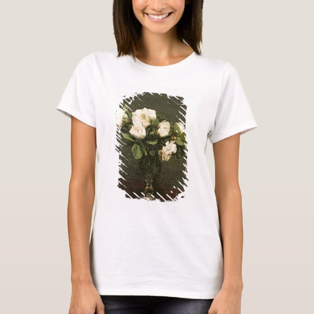 T-shirts Rosas brancas, 1875 (óleo na canvas) (Frente)