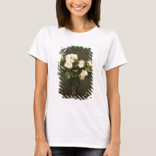 T-shirts Rosas brancos, 1875 (óleo em canvas)