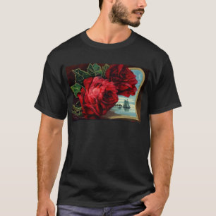 T-shirts Rosas de vindima e barcos de vela