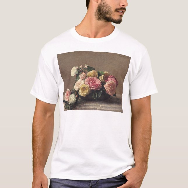 T-shirts Rosas em um prato, 1882 (Frente)