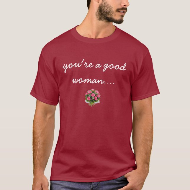 T-shirts Rosas inoperantes vermelhos (Frente)