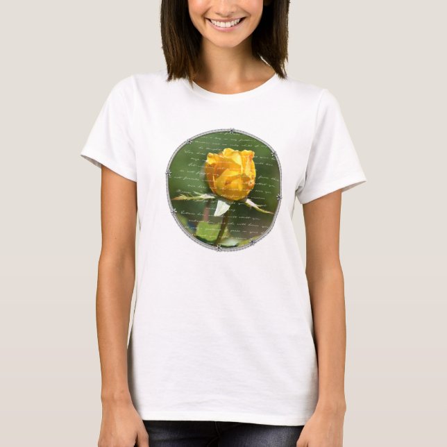 T-shirts Rosas no jardim (Frente)
