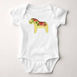 T-shirts Rosas Rosa Dala Criança Cavalo Creeper