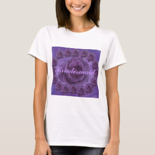 T-shirts Rosas roxas