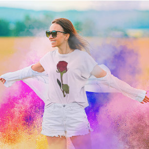 T-shirts Rosas vermelhas