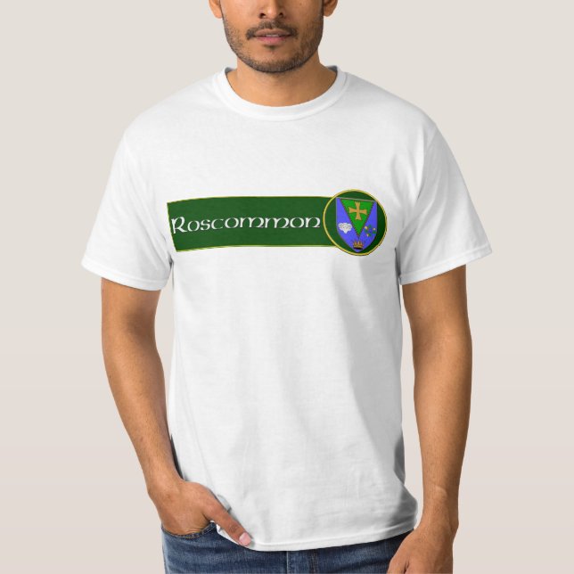 T-shirts Roscommon. Ireland (Frente)