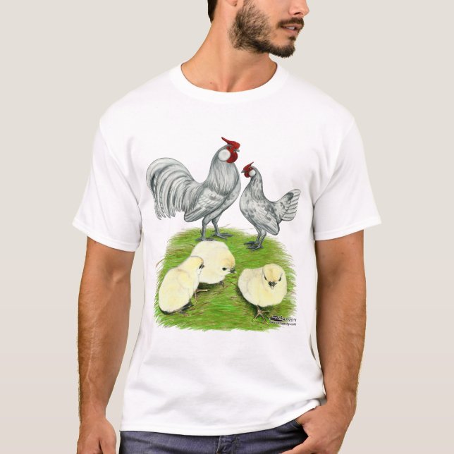 T-shirts Rosecomb Bantams e pintinhos (Frente)
