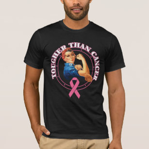 T-shirts Rosie o rebitador mais resistente do que o cancro