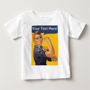 T-shirts Rosie o rebitador nós podemos fazê-lo! Seu texto