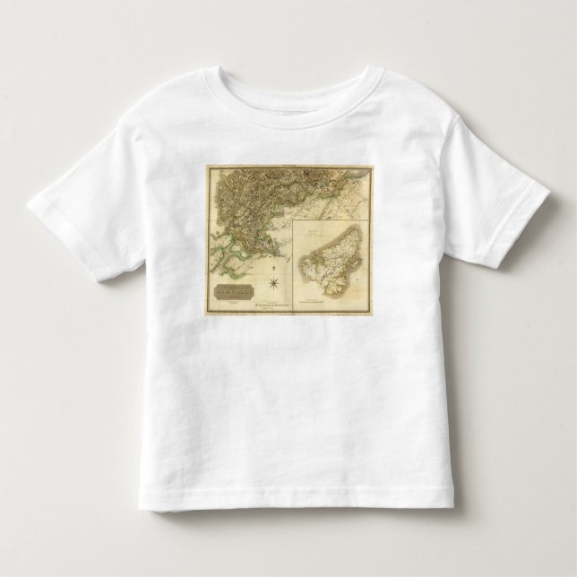 T-shirts Ross do sul, condados de Cromarty (Frente)