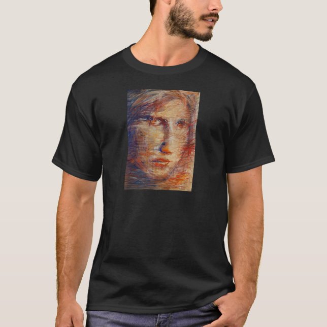 T-shirts Rosto Abstrato (Frente)