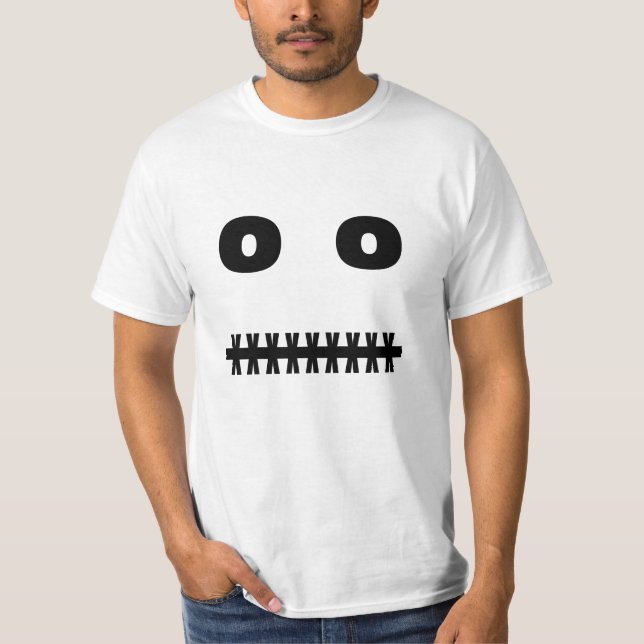 T-shirts Rosto Feliz. (Frente)