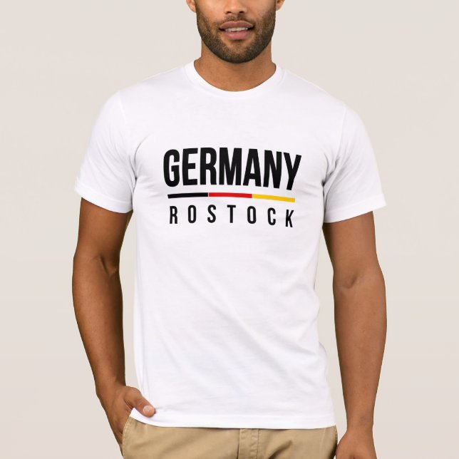 T-shirts Rostock Alemanha (Frente)