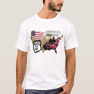 T-shirts Rota 66 do vintage