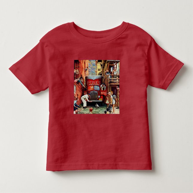 T-shirts Roteiro por Norman Rockwell (Frente)