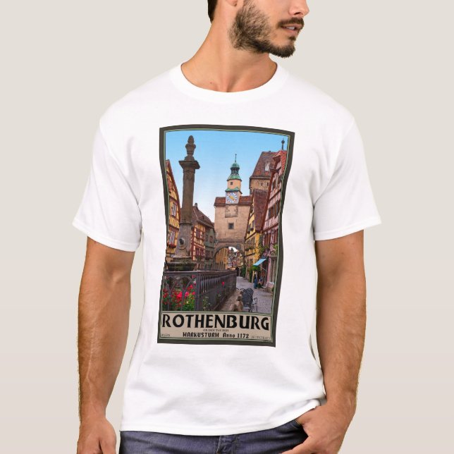 T-shirts Rothenburg od Tauber - Markusturm (Frente)