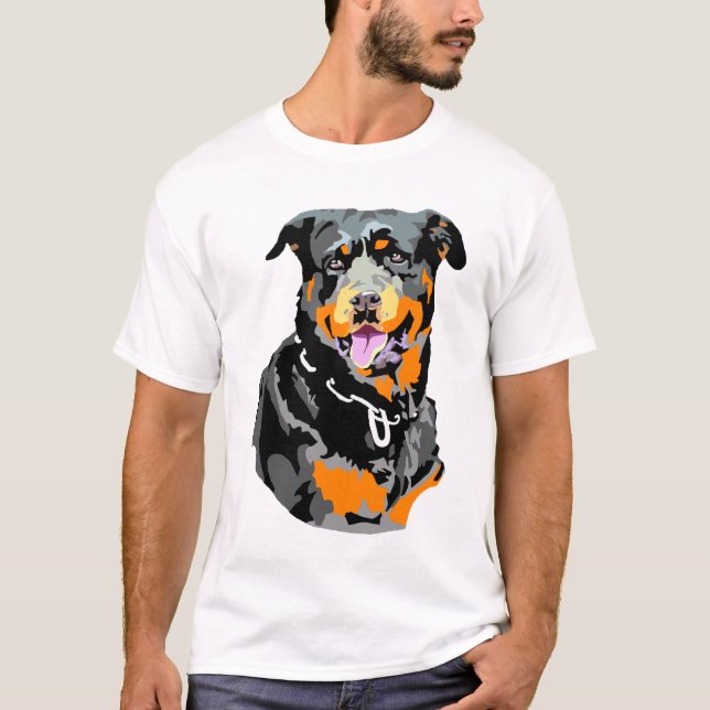 T-shirts rottweiler (Frente)