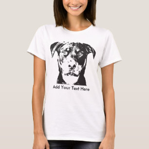 T-shirts Rottweiler adiciona seu texto