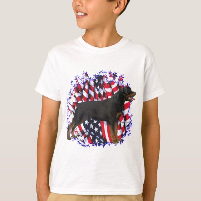 T-shirts Rottweiler Patriot (Frente)