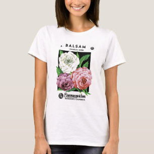 T-shirts Rótulo de Pacote de Sementes de Bálsamo