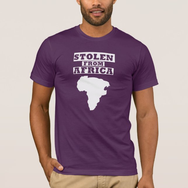 T-SHIRTS ROUBADO DO ® DE ÁFRICA (Frente)