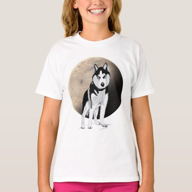 T-shirts Rouco preto e branco (Frente)
