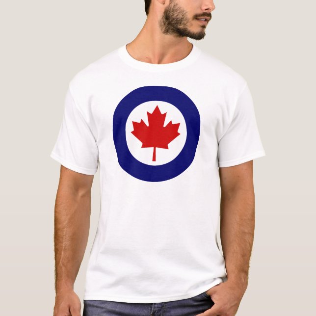 T-shirts Roundel Canadense (Frente)