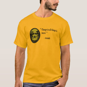 T-shirts Roupa da filosofia de Aristotle, cotação