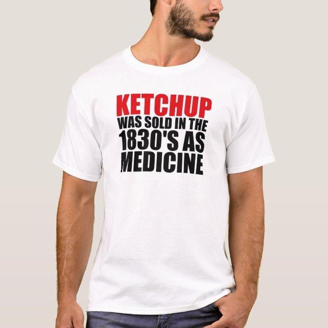 T-shirts Roupa da medicina da ketchup (Frente)