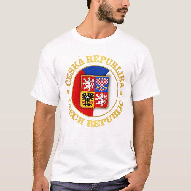 T-shirts Roupa da República Checa (Frente)