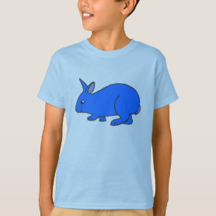 T-shirts Roupa de Bunny Azul