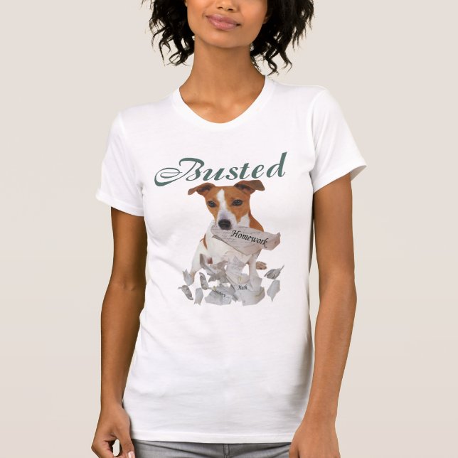T-shirts Roupa de Jack Russel (Frente)