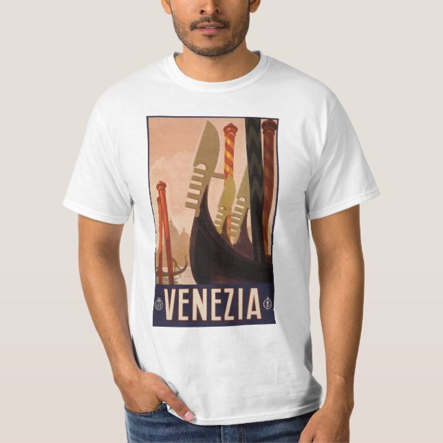 T-shirts Roupa de Venezia (Veneza) Italia (Frente)