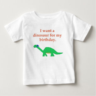 T-shirts Roupa do dinossauro do aniversário