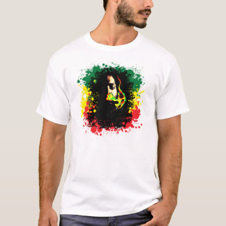 T-shirts Roupa do padrão do fumo de Rasta
