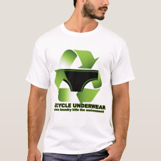 T-shirts Roupa interior do reciclar