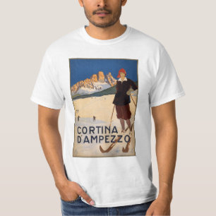 T-shirts Roupa italiana dos cumes do vintage