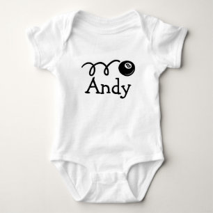 T-shirts Roupa personalizada para bebês com bola de piscin