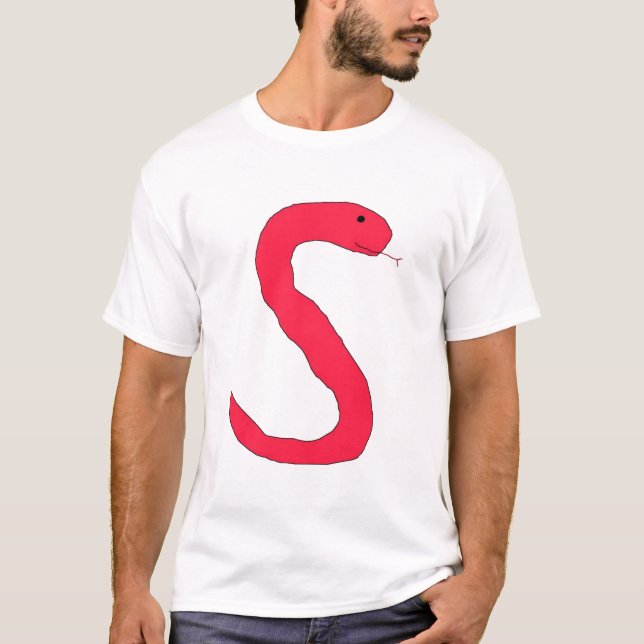 T-shirts Roupas Cobra S Vermelha (Frente)