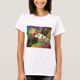 T-shirts Roupas de Presentes de Festa Judaica Purim Feliz J