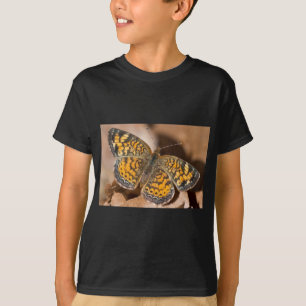 T-shirts Roupas e Presentes de Mariposa Marrom e Laranja