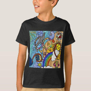 T-shirts Roupas Presentes Psicodélicos dos Anos 60 na Praia