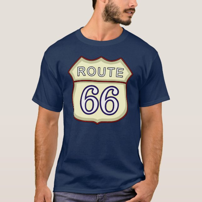 T-shirts route66 (Frente)
