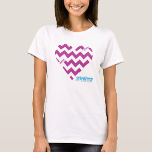 T-shirts Roxo 2 do ziguezague