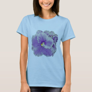 T-shirts Roxo da violeta africana