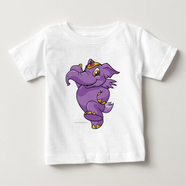 T-shirts Roxo de Elephante (Frente)
