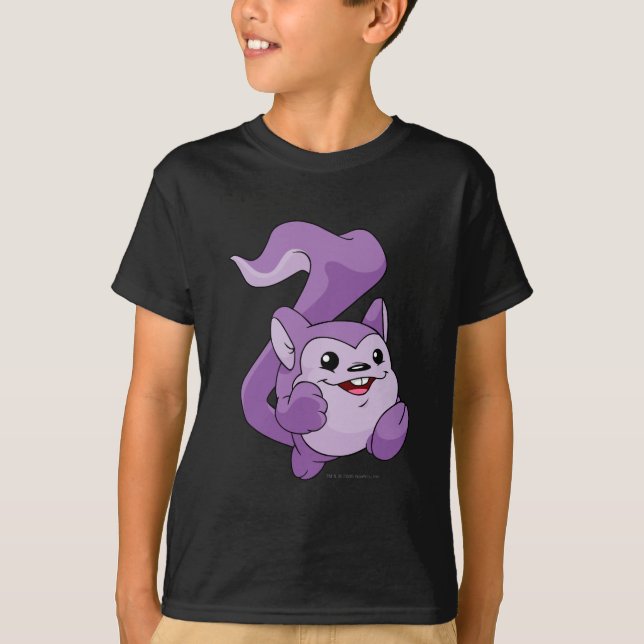 T-shirts Roxo de Meerca (Frente)
