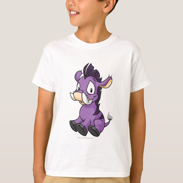 T-shirts Roxo de Moehog (Frente)