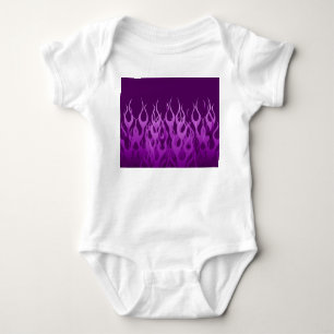 T-shirts Roxo que compete chamas
